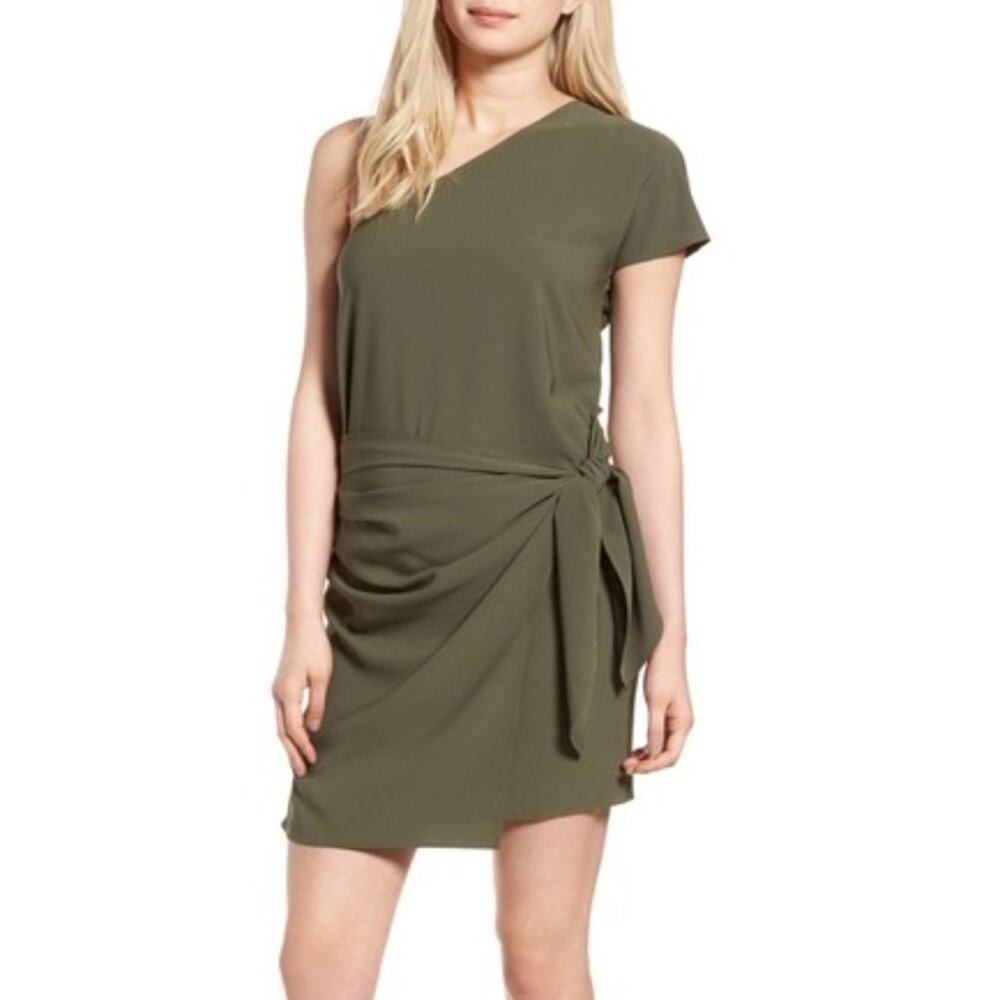 Trouve One-Shoulder Minidress XS